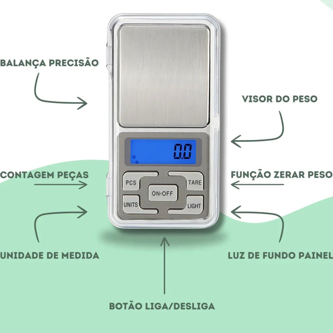 Mini Balança Digital Alta Precisão