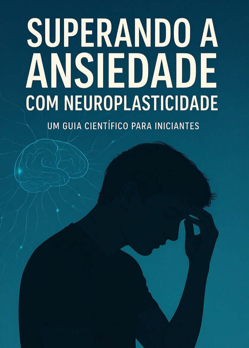 Alt Tag: Capa do e-book neuroplasticidade para reduzir ansiedade Superando a Ansiedade com Neuroplasticidade, guia científico para iniciantes