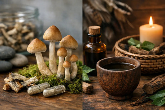Psilocibina versus ayahuasca terapêutica